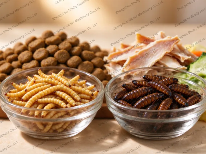 Yelleow Mealworms And Bsfl